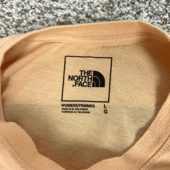 North Face Shirt Womens Large Orange Cactus Graphic Tee Hiking Outdoor Gorp - Picture 3 of 9